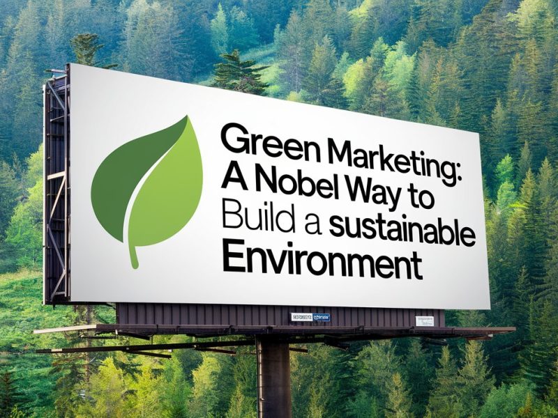 Green Marketing: A Noble Way To Build a Sustainable Environment